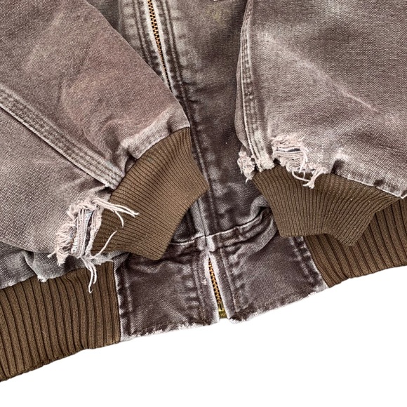 SOLD - Vintage Carhartt Hooded Bomber Jacket - Picture 12 of 12